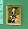Renoir Portrait PICTURE 'girl with watering can' dolls house picture