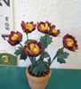 24th BURGUNDY PEONY Flower Kit