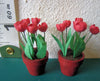 RED TULIPS FLOWER KIT 24TH SCALE
