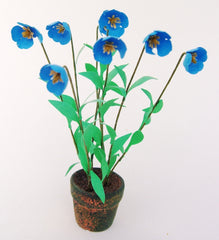 Meconopsis [Blue Poppy] Flower Kit 12th scale