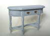 Large painted shabby chic pale blue HALL TABLE  for DOLLS HOUSE1:12