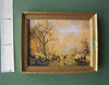 Landscape dolls house miniature PICTURE 'Winter scene with Skaters'