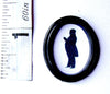 Silhouette in Black frame 'Portly Victorian Gentleman'