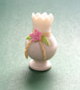 ROUND CHINA VASE flower decoration 1:12