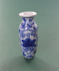 Tall blue/white CHINA VASE 12th scale