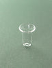 Tiny GLASS VASE wide rim 12th/24th scale