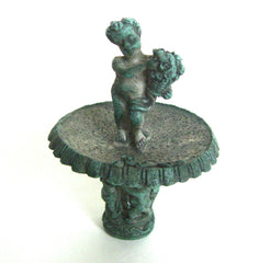 Large mossy POND with statue 1:12