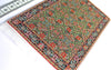 SMALL Dolls house Turkish RUG/ CARPET 14c [multi/gold]  12th/24th scale