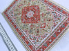 SMALL Dolls house Turkish RUG/ CARPET 11c [orange/gold]  12th/24th scale