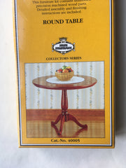 Mini Mundus KIT Hepplewhite Round Table Dolls house Furniture 12th scale