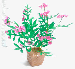 Flower kit OLEANDER Bush Deep Pink miniature flower 12th scale