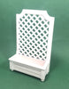 white Trellis container trough Planter for dolls house Plants 12th scale