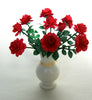 FLOWER KIT Standard Red Heritage Rose  12th scale