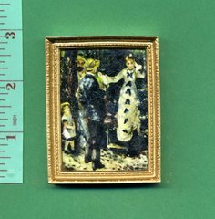 PICTURE Renoir 'The Swing' dolls house painting 12th scale